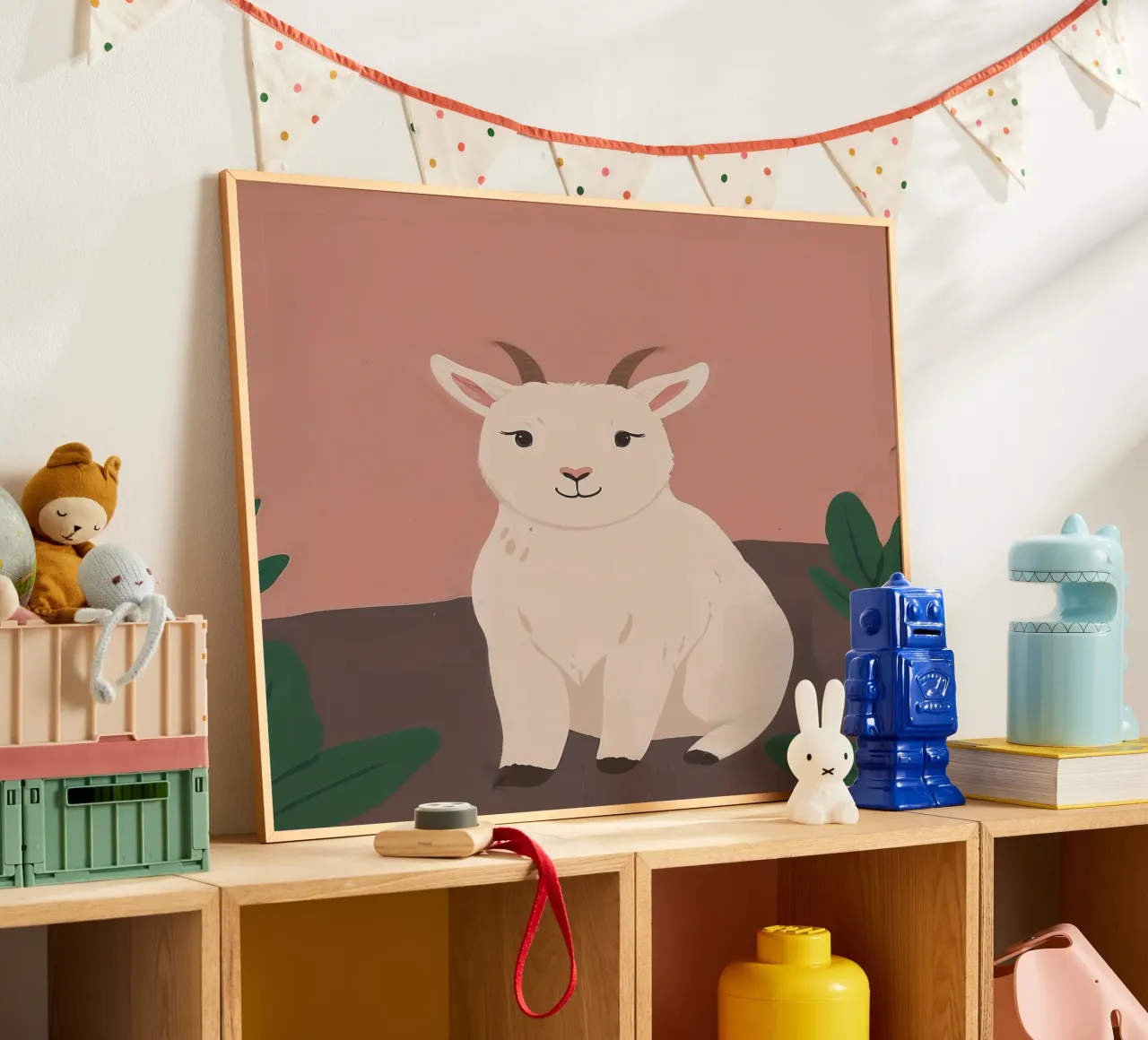 Capra amichevole e minuscola poster da SnoopyAnimals