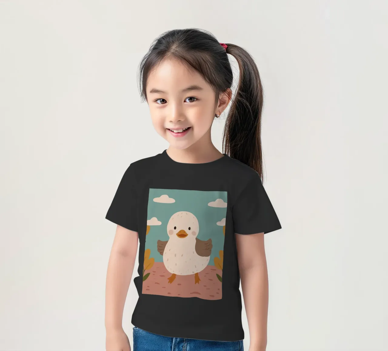 Anatra amichevole t-shirt bambini da SnoopyAnimals