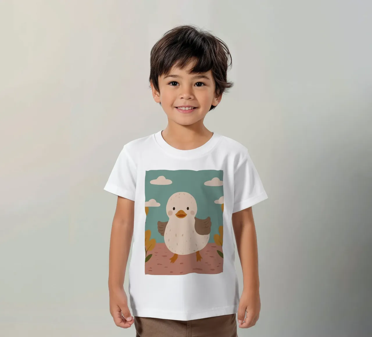 Anatra amichevole t-shirt bambini da SnoopyAnimals