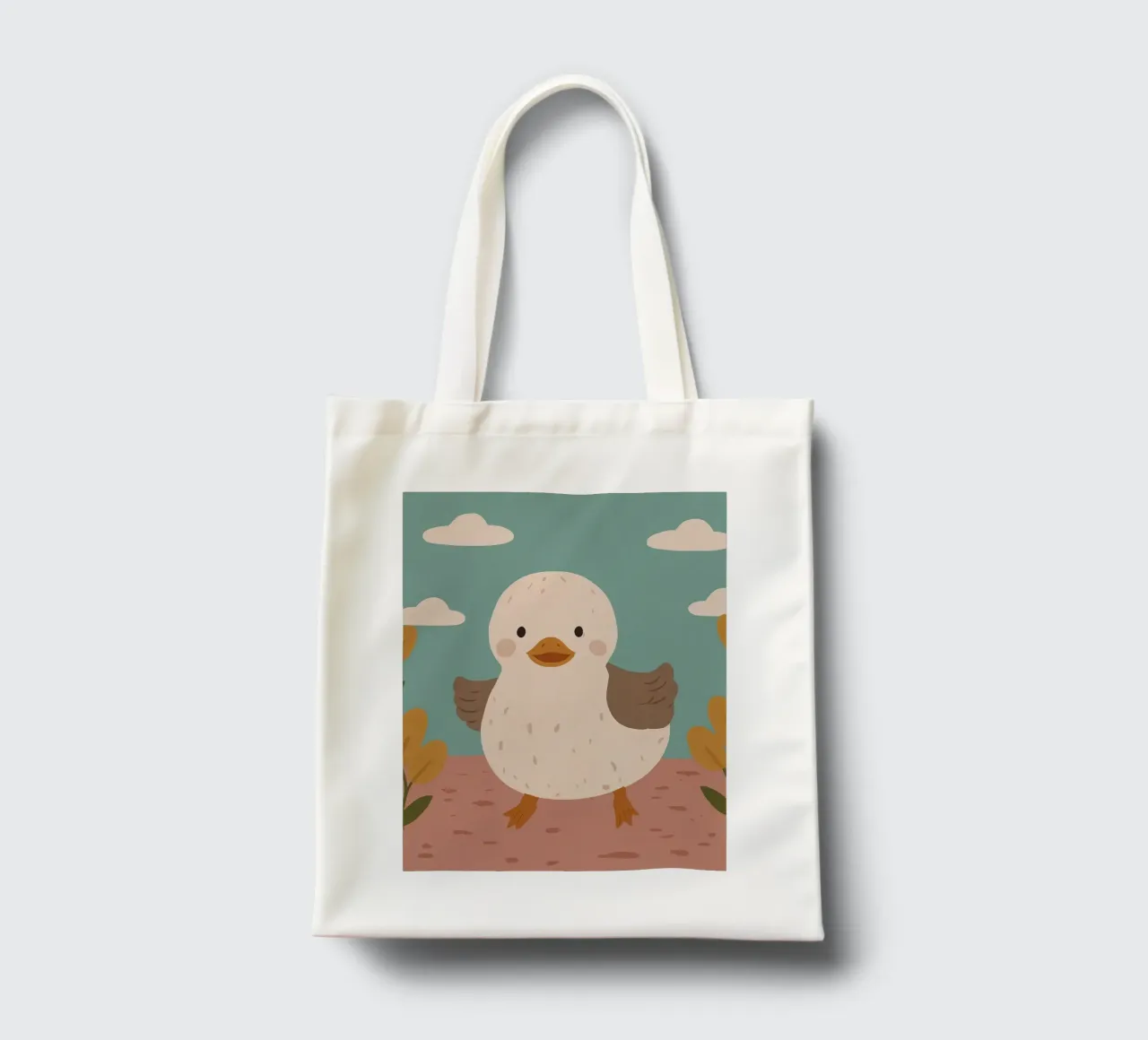 Friendly Tiny Duck tote bag by SnoopyAnimals