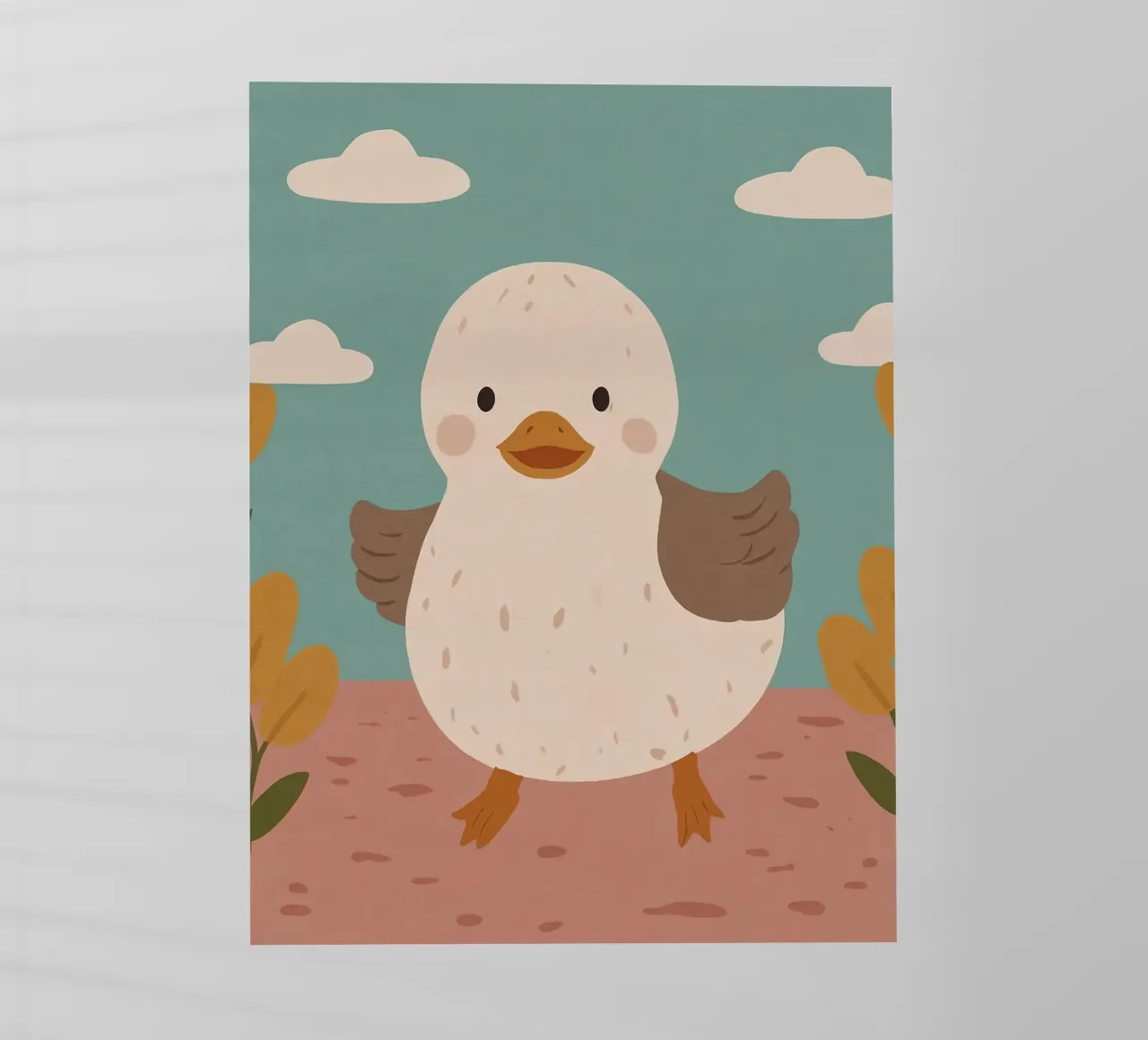 Anatra amichevole pellicola backlit da SnoopyAnimals