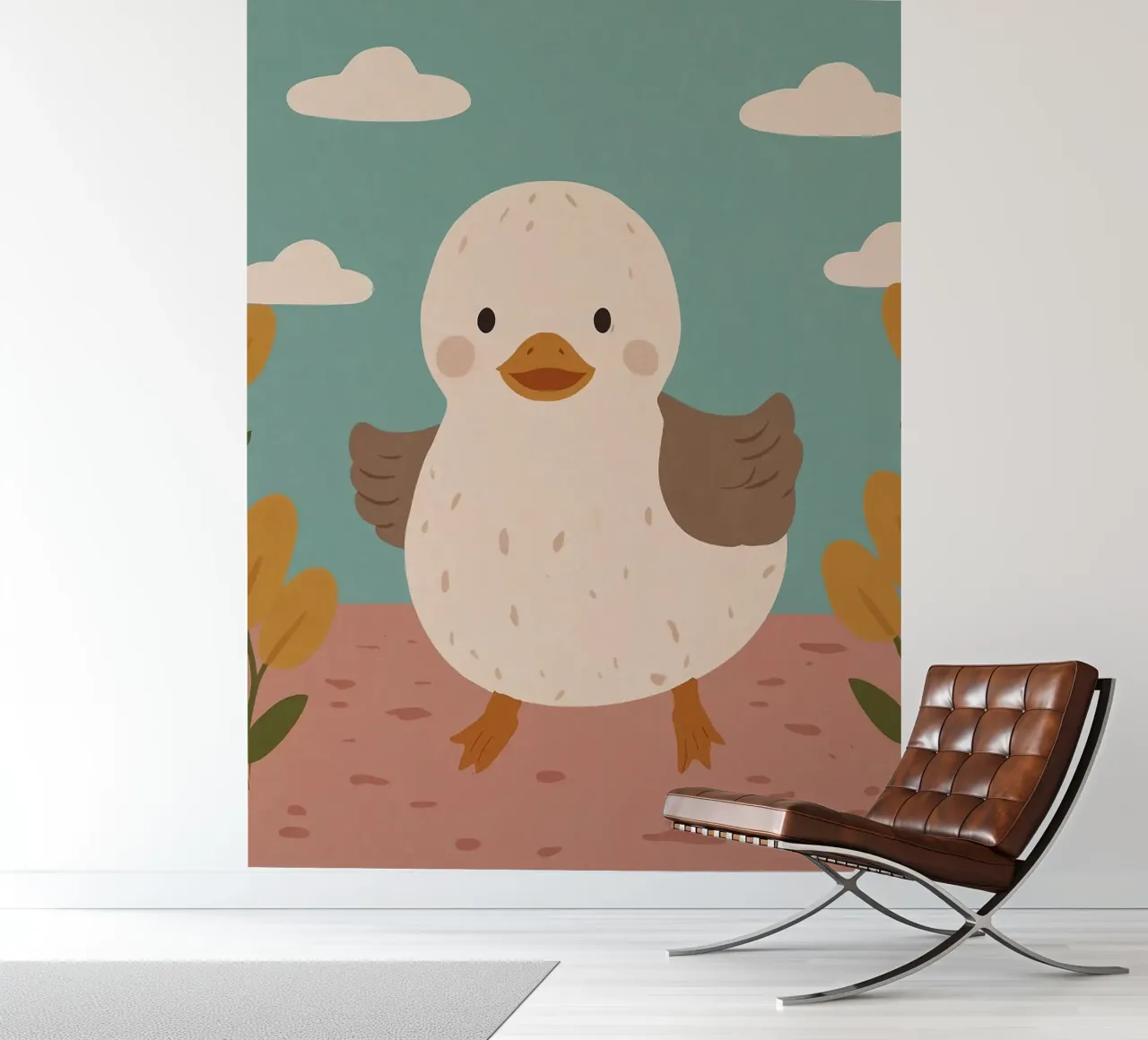 Vriendelijk klein eendje fotobehang van SnoopyAnimals