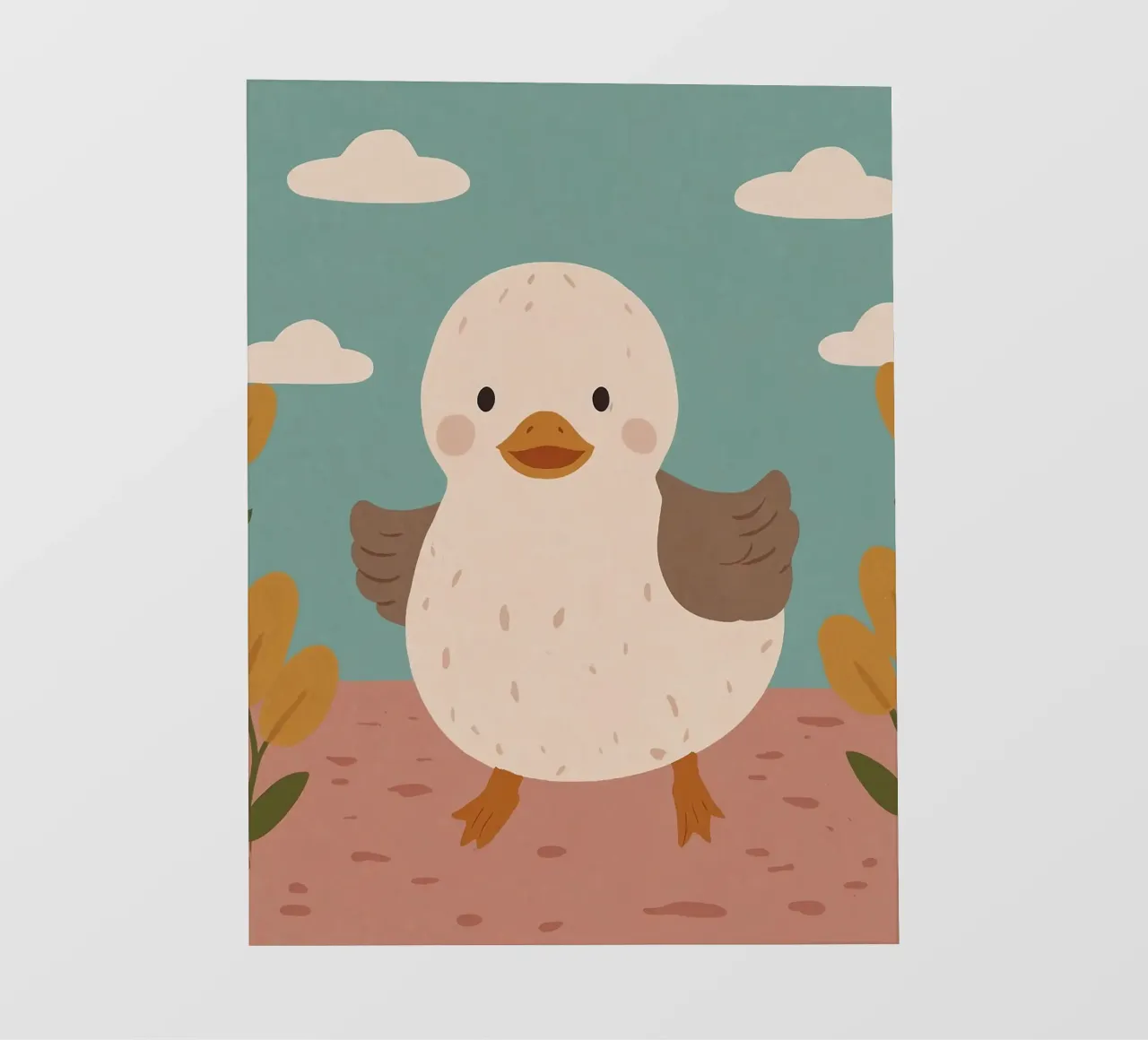 Vriendelijk klein eendje fotobehang van SnoopyAnimals