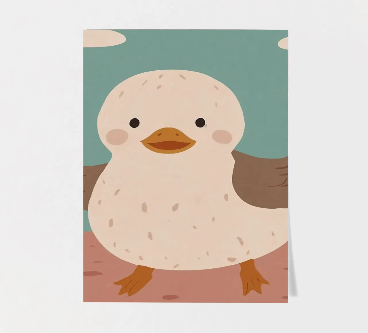 Friendly Tiny Duck sticker sheet by SnoopyAnimals