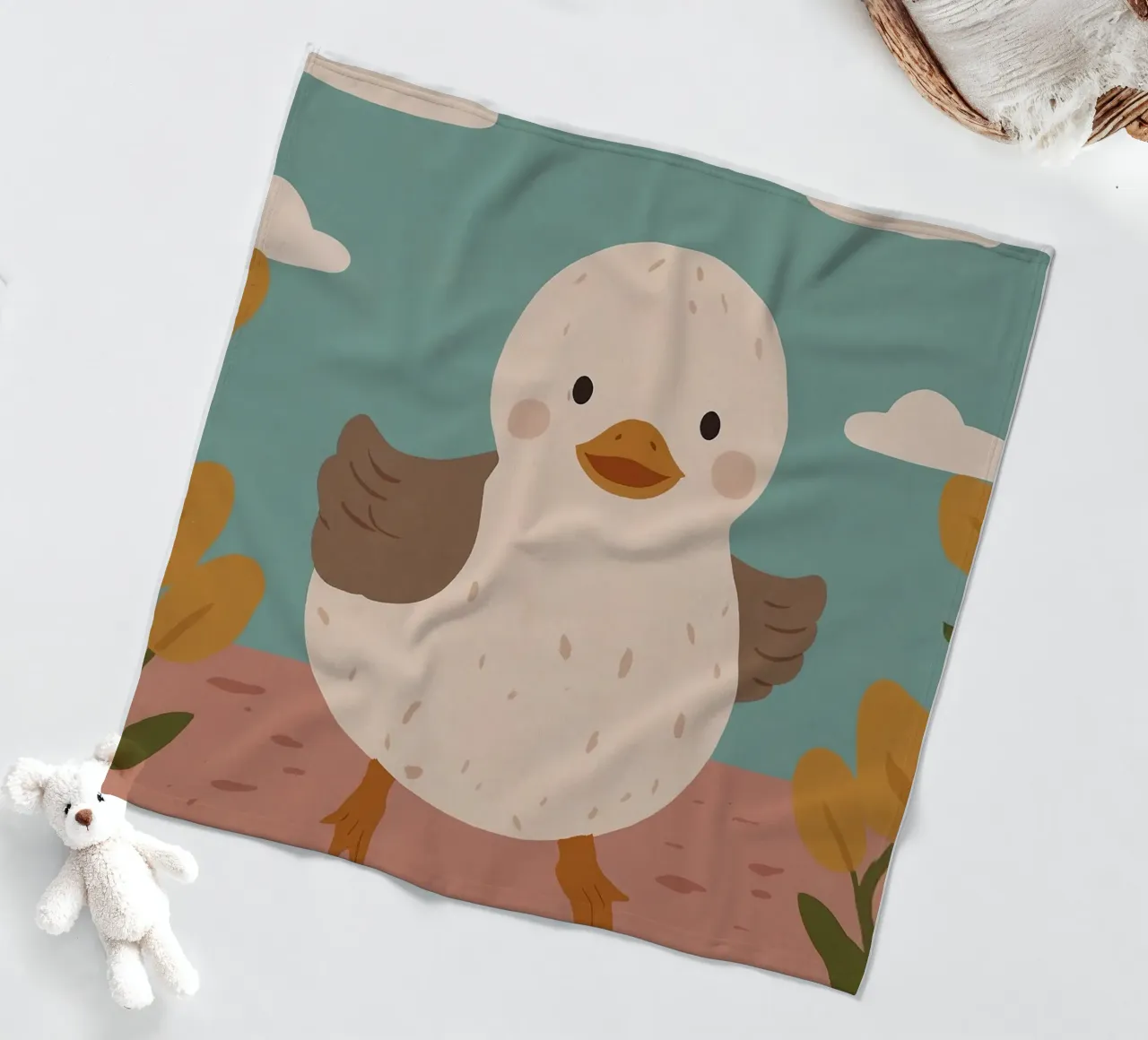 Friendly Tiny Duck fleecedeken van SnoopyAnimals