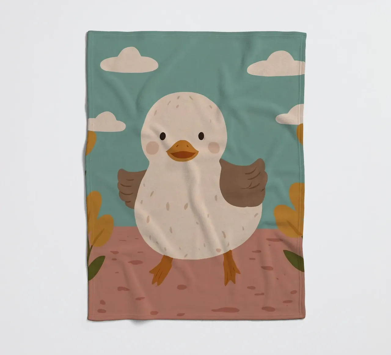 Friendly Tiny Duck fleecedeken van SnoopyAnimals