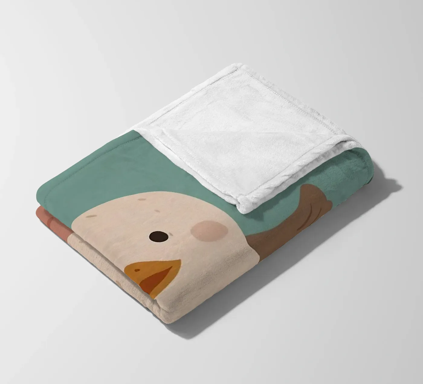 Freundliche kleine Ente Fleecedecke von SnoopyAnimals