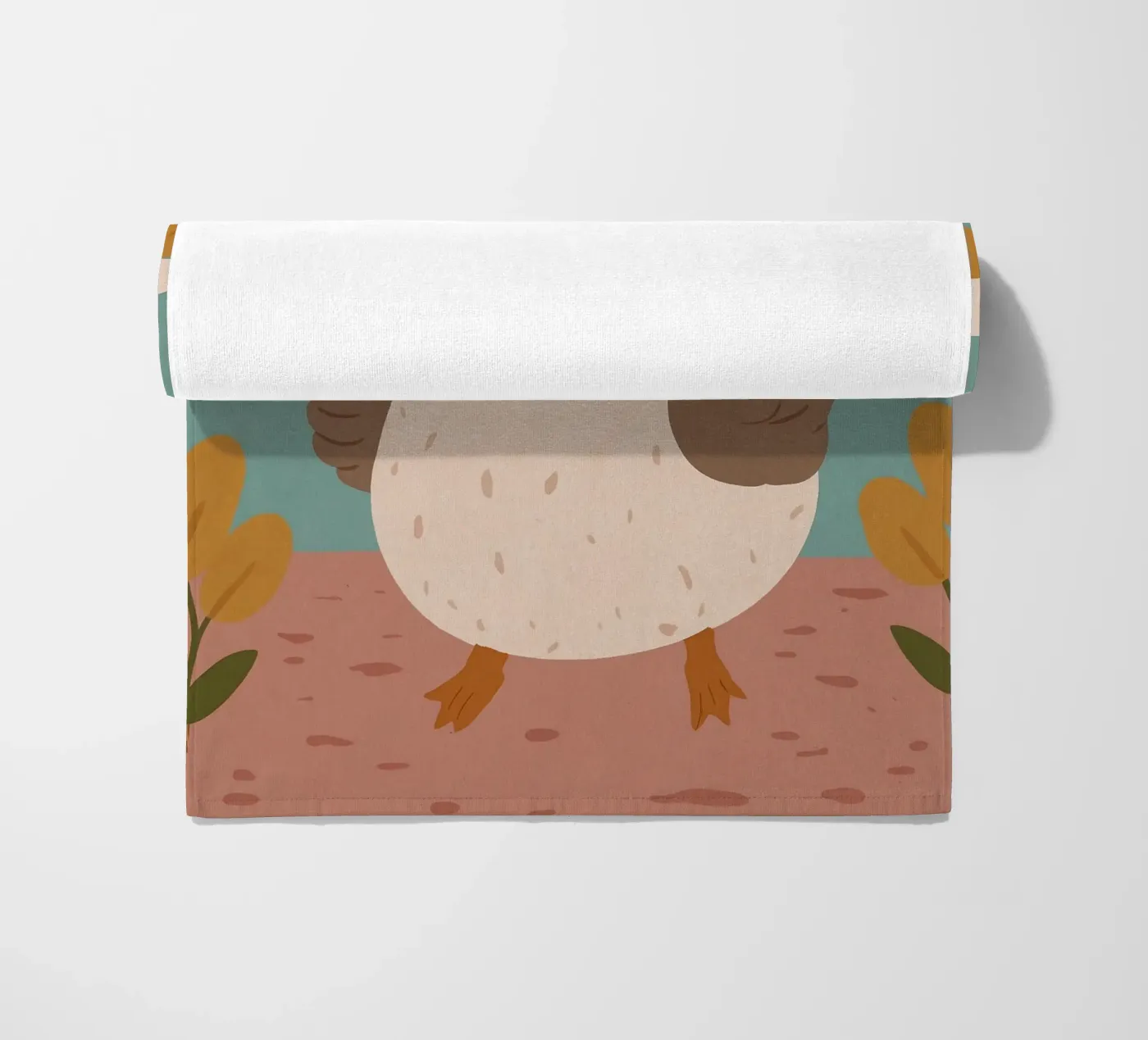 Friendly Tiny Duck Strandtuch von SnoopyAnimals