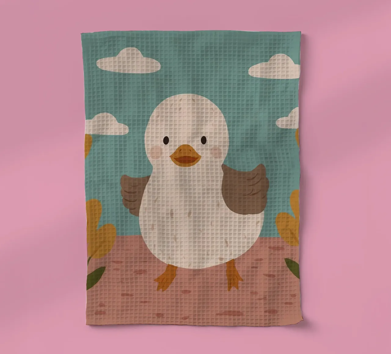 Anatra amichevole canovaccio da cucina da SnoopyAnimals