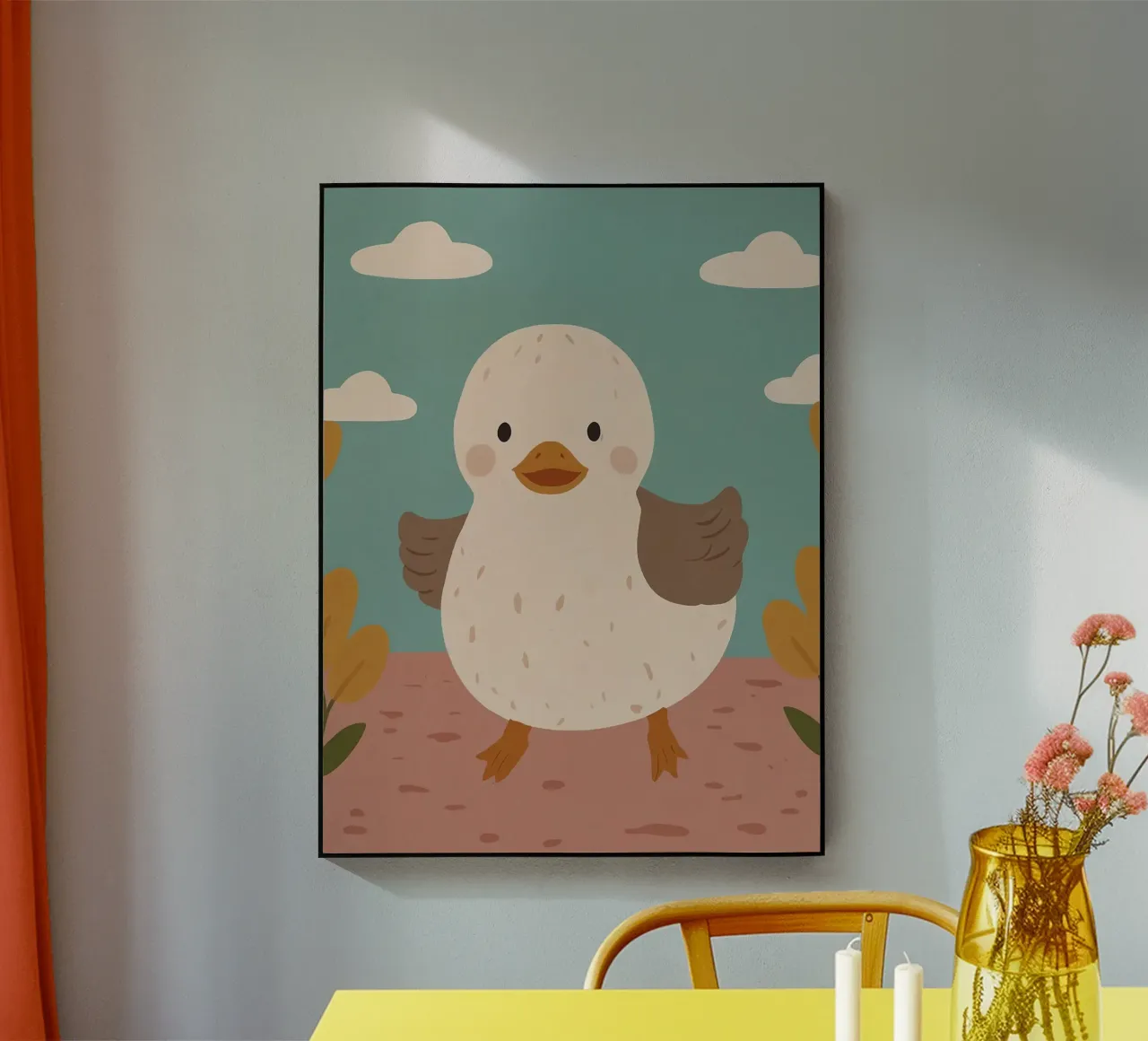 Freundliche kleine Ente Acryl-Glas von SnoopyAnimals