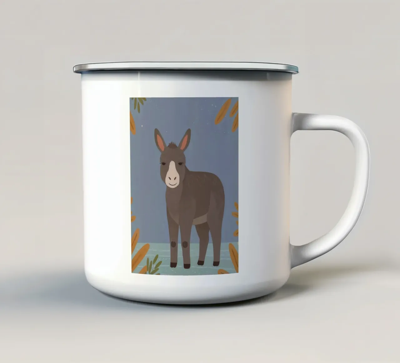 Asino amichevole tazza in smalto da SnoopyAnimals