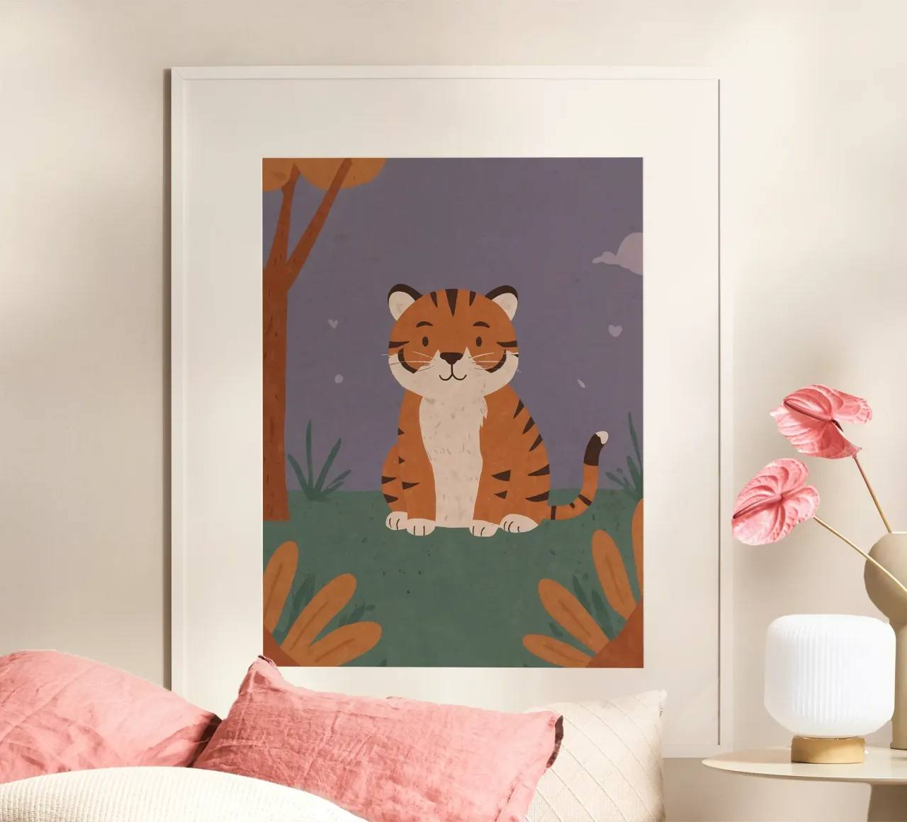 Friendly Tiny Tiger poster by SnoopyAnimals