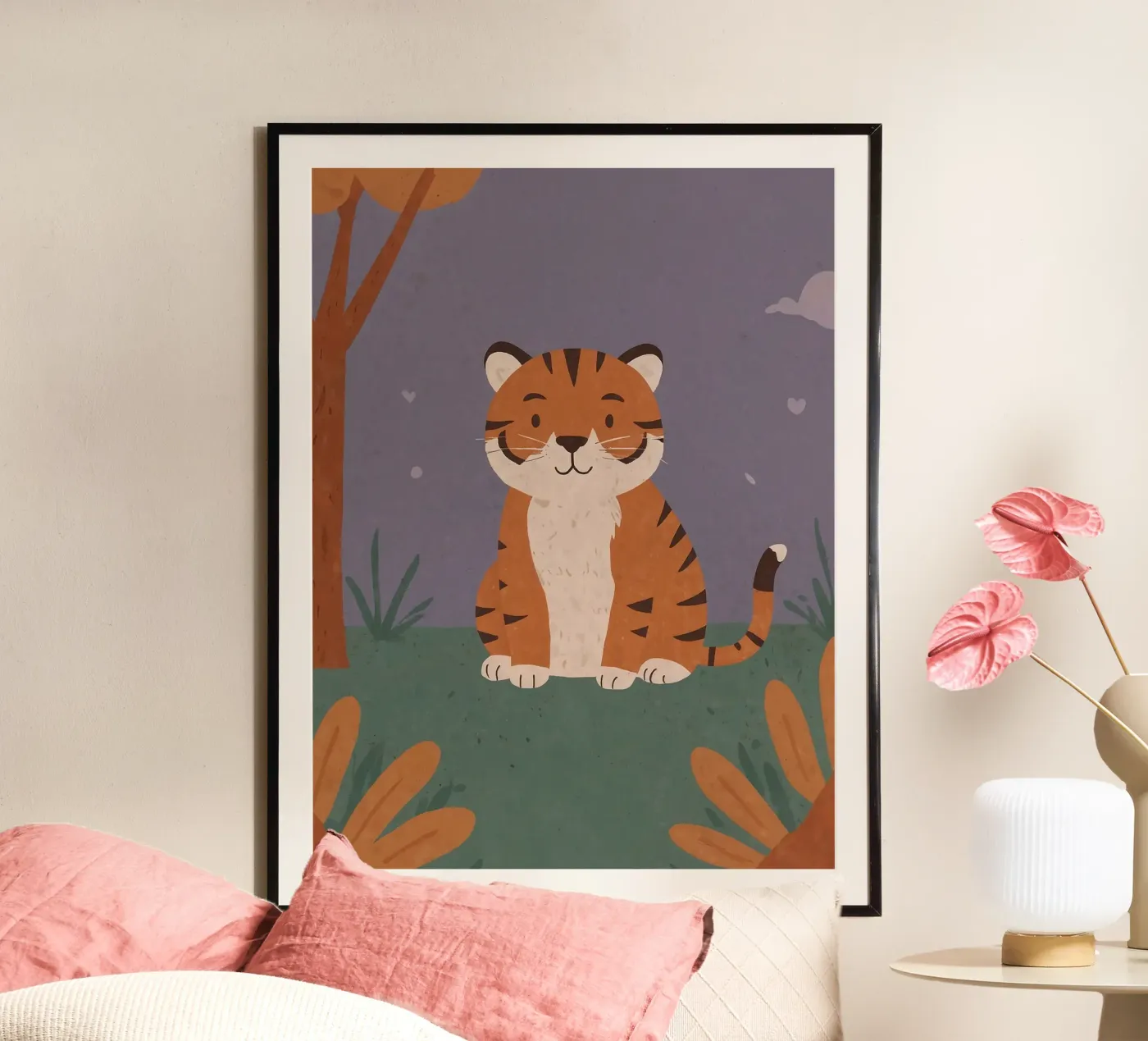 Freundlicher kleiner Tiger Poster von SnoopyAnimals