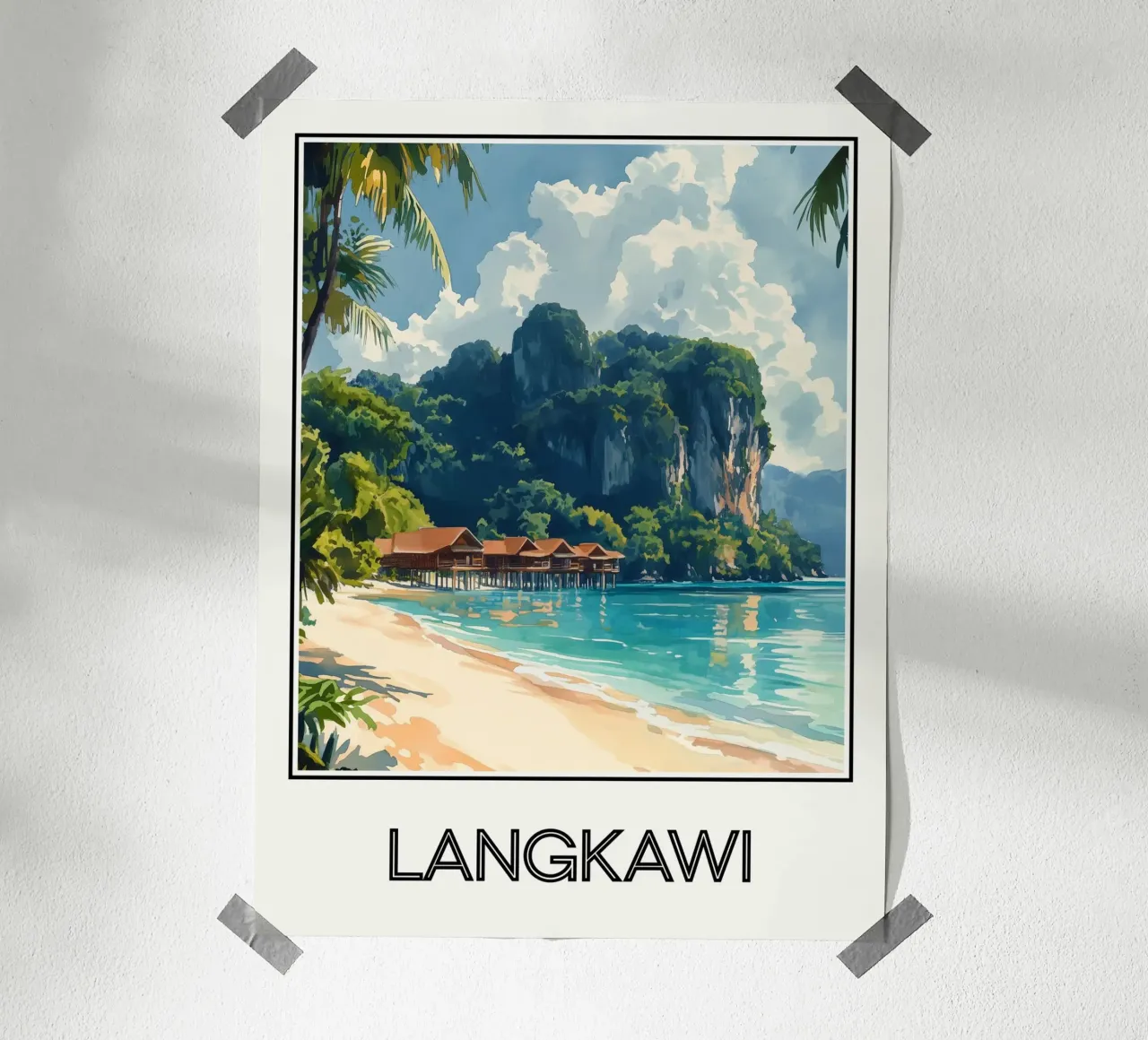 Ufficio di Langkawi Malaisie carta hahnemühle da Frame the World