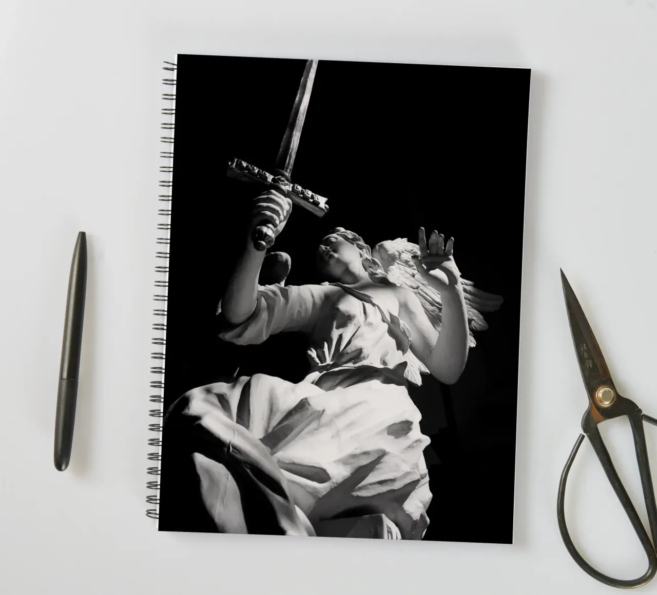 Engel spiral notebook by Flo Klein