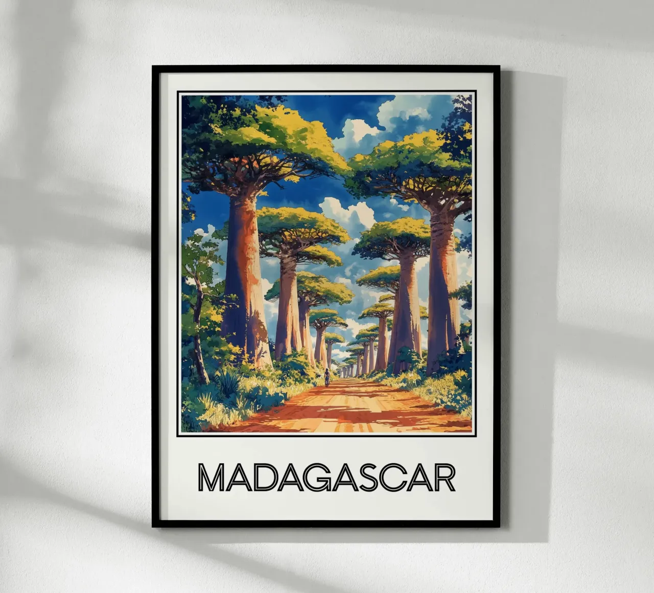 Madagascar poster da Frame the World