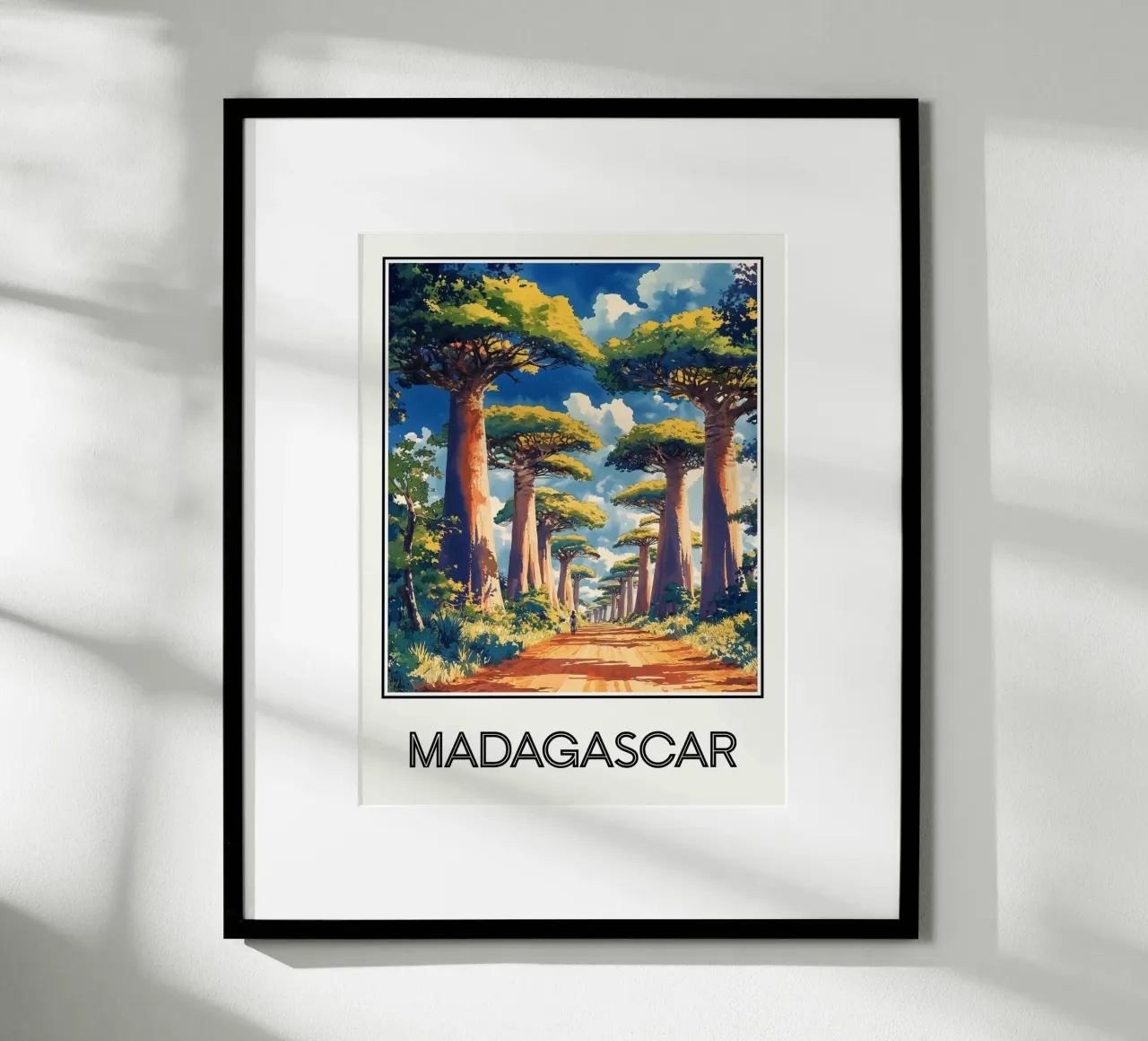 Madagascar poster da Frame the World
