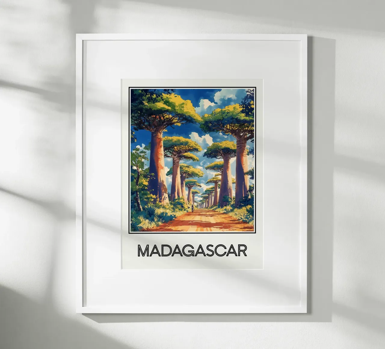 Madagascar poster da Frame the World