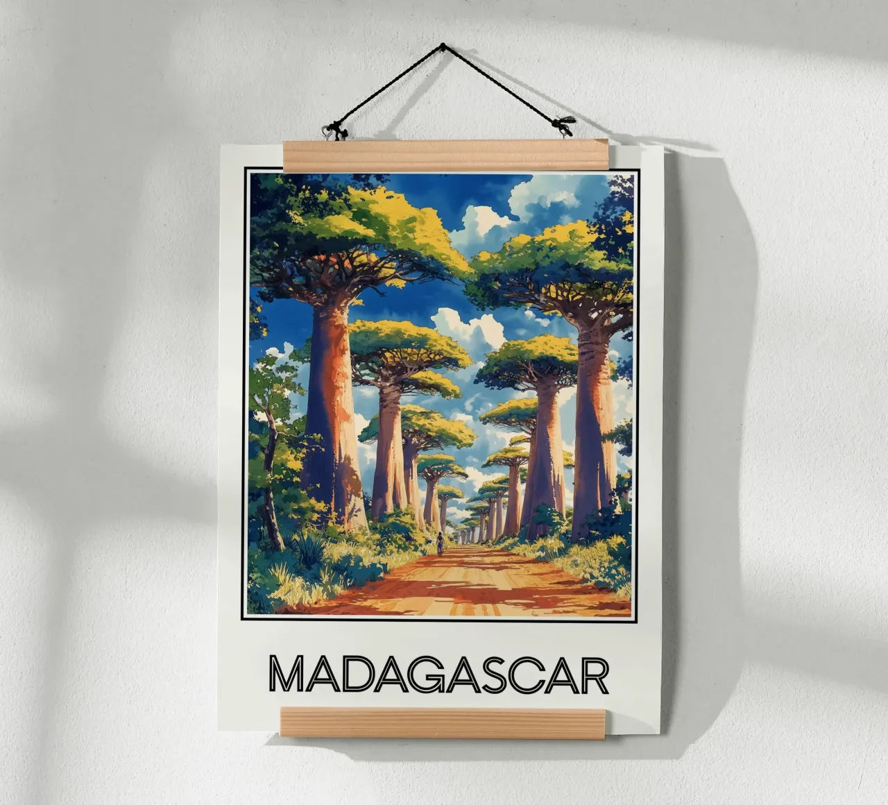 Madagascar poster da Frame the World