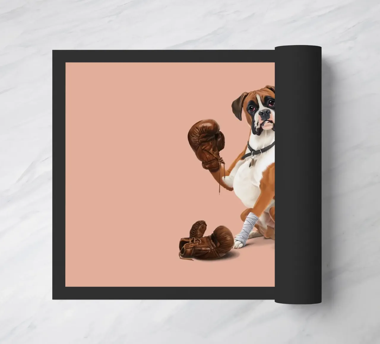 The Boxer (Colour) zerbino da Rob Art | Illustration