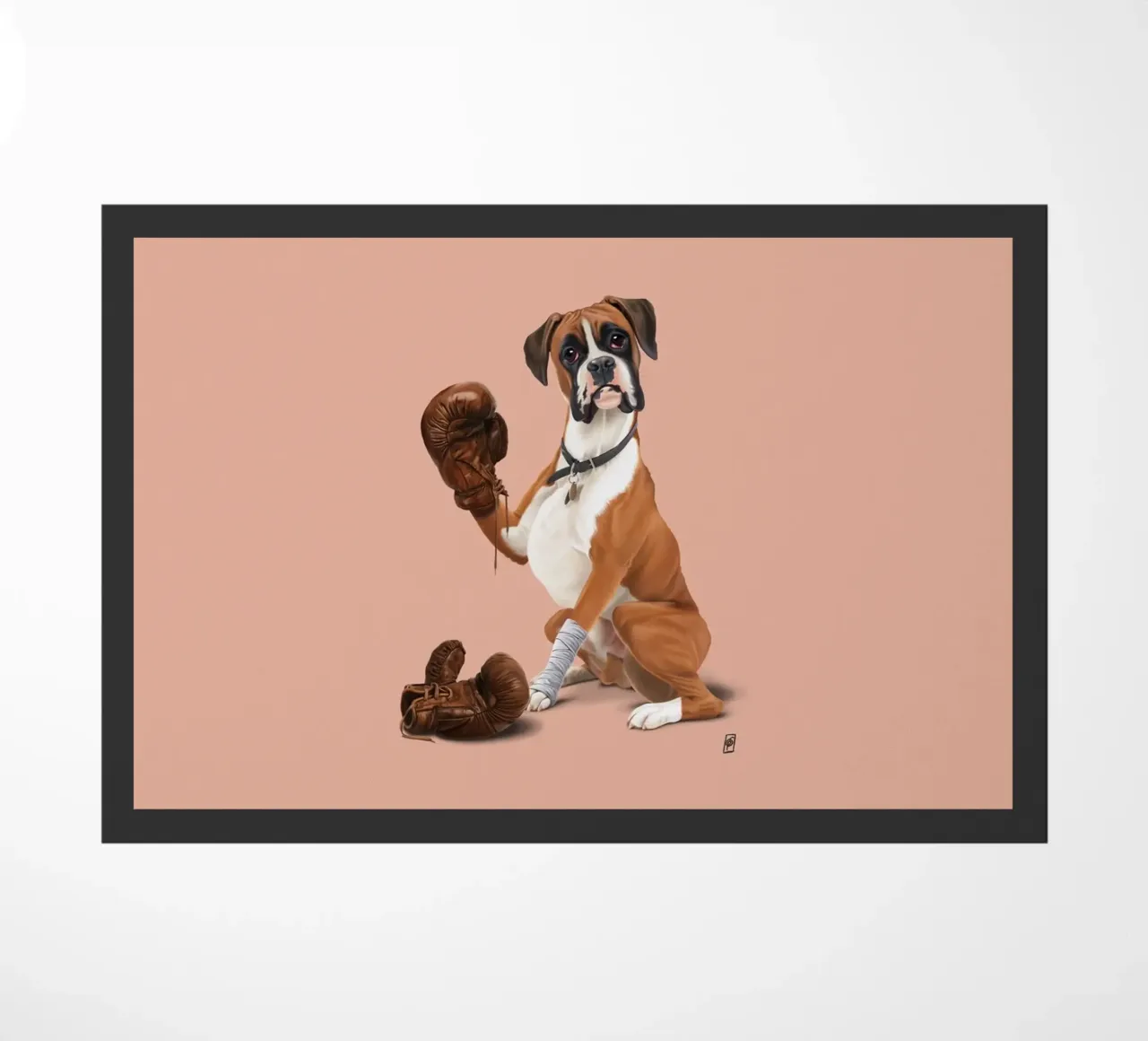 The Boxer (Colour) zerbino da Rob Art | Illustration