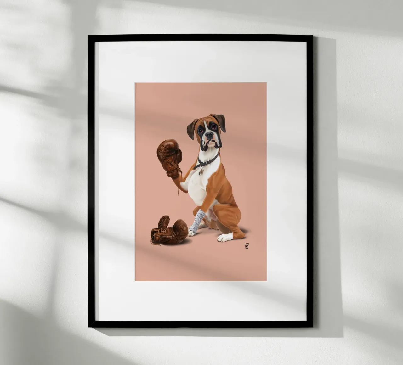 The Boxer (Colour) poster da Rob Art | Illustration