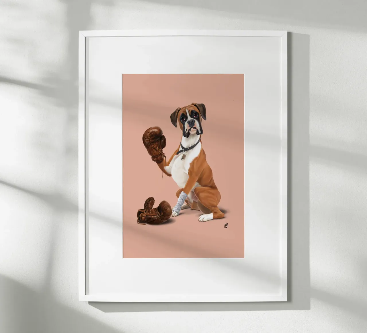The Boxer (Colour) poster da Rob Art | Illustration