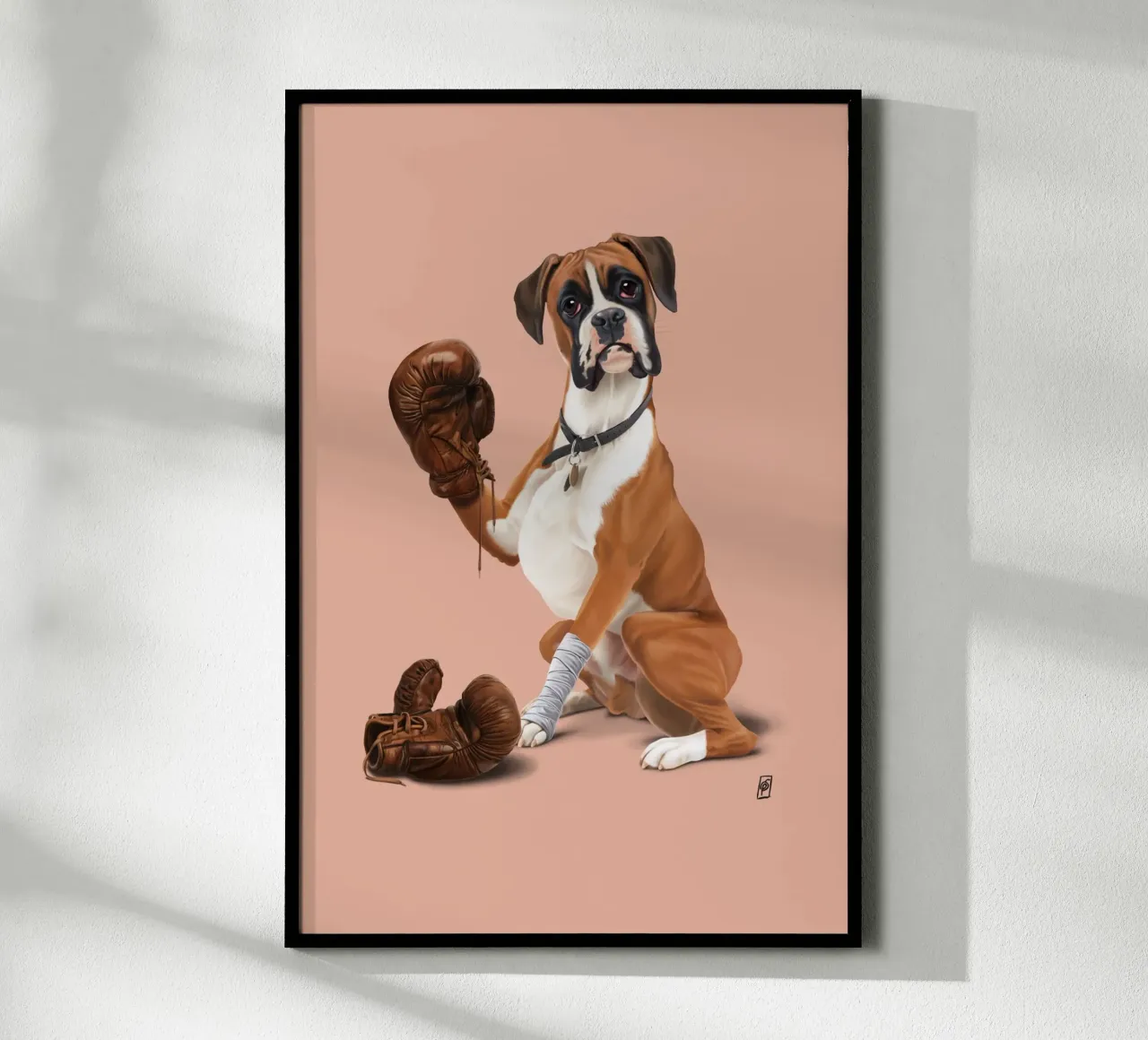 The Boxer (Colour) poster da Rob Art | Illustration
