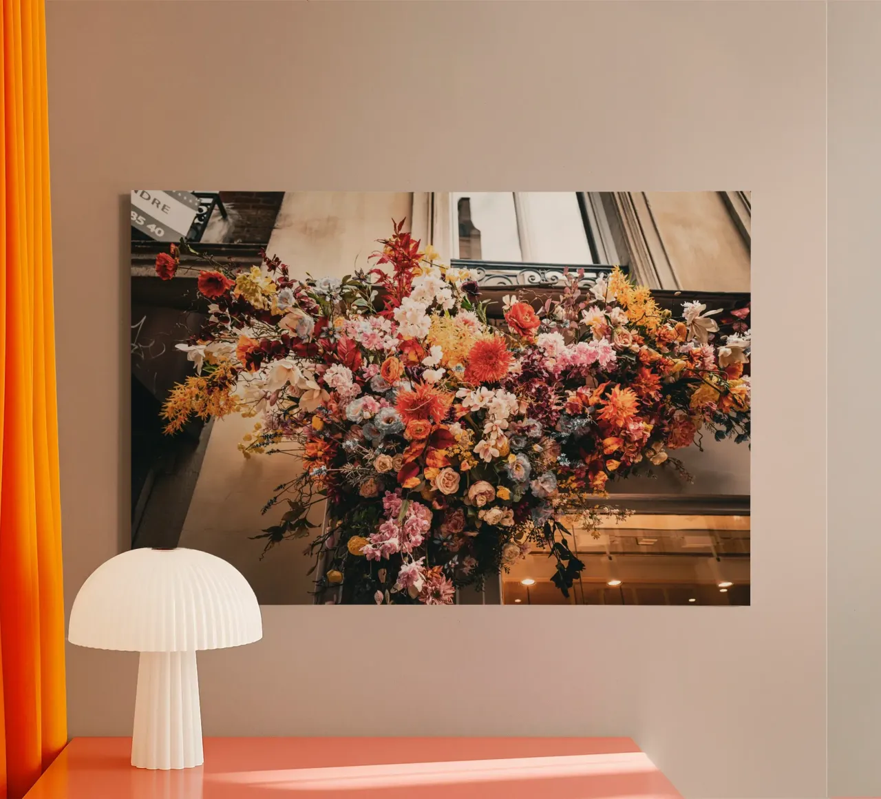 Blumenmeer tela con Cornice a cassetta da Flo Klein