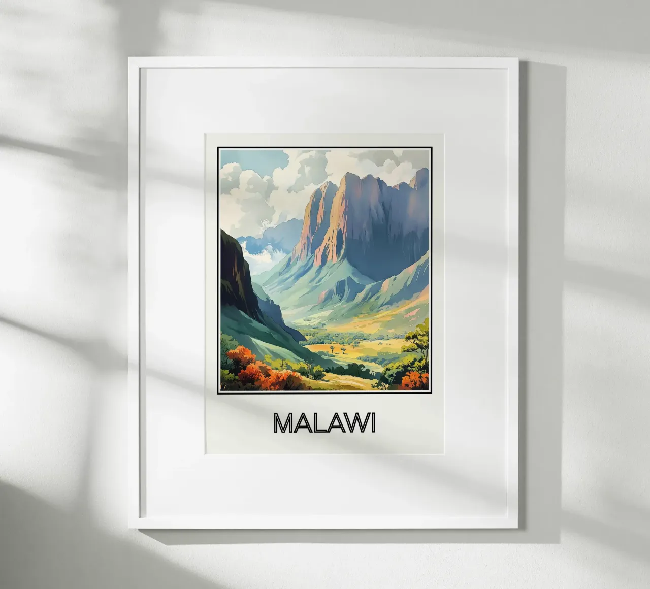 Malawi poster da Frame the World