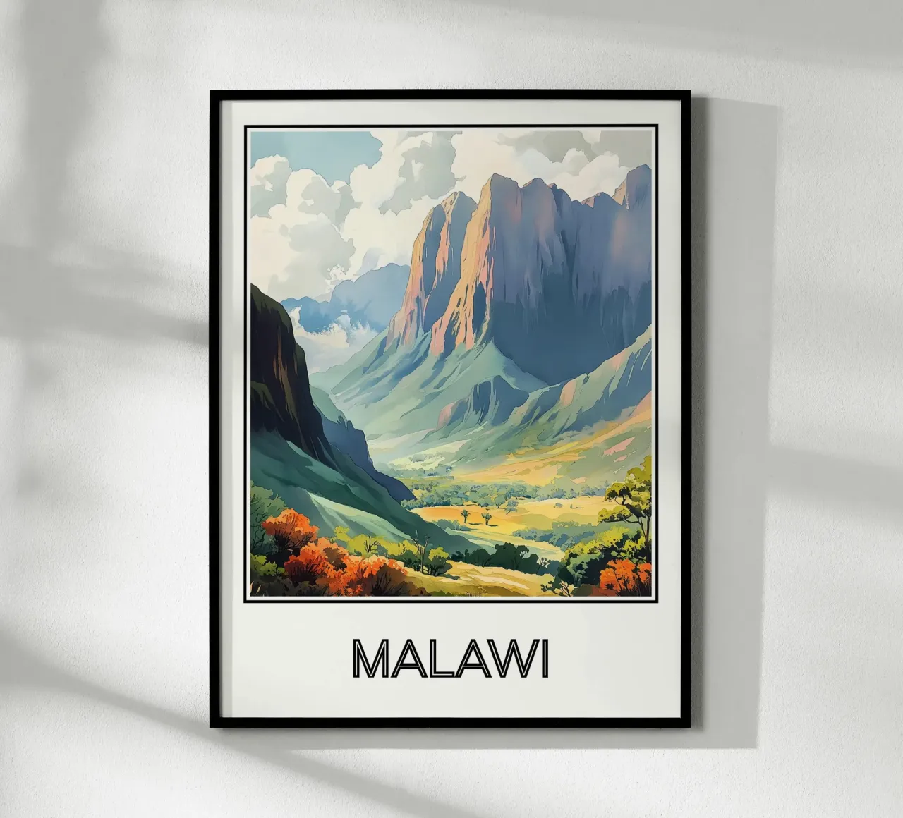 Malawi poster da Frame the World