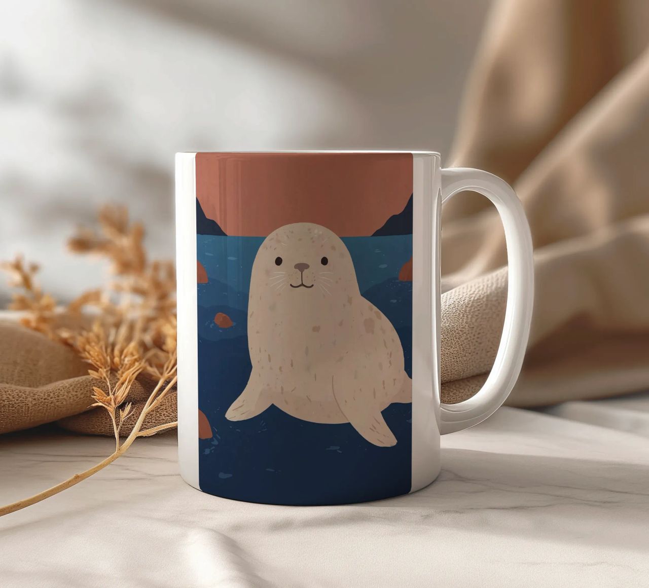 Sigillo amico tazza in ceramica da SnoopyAnimals