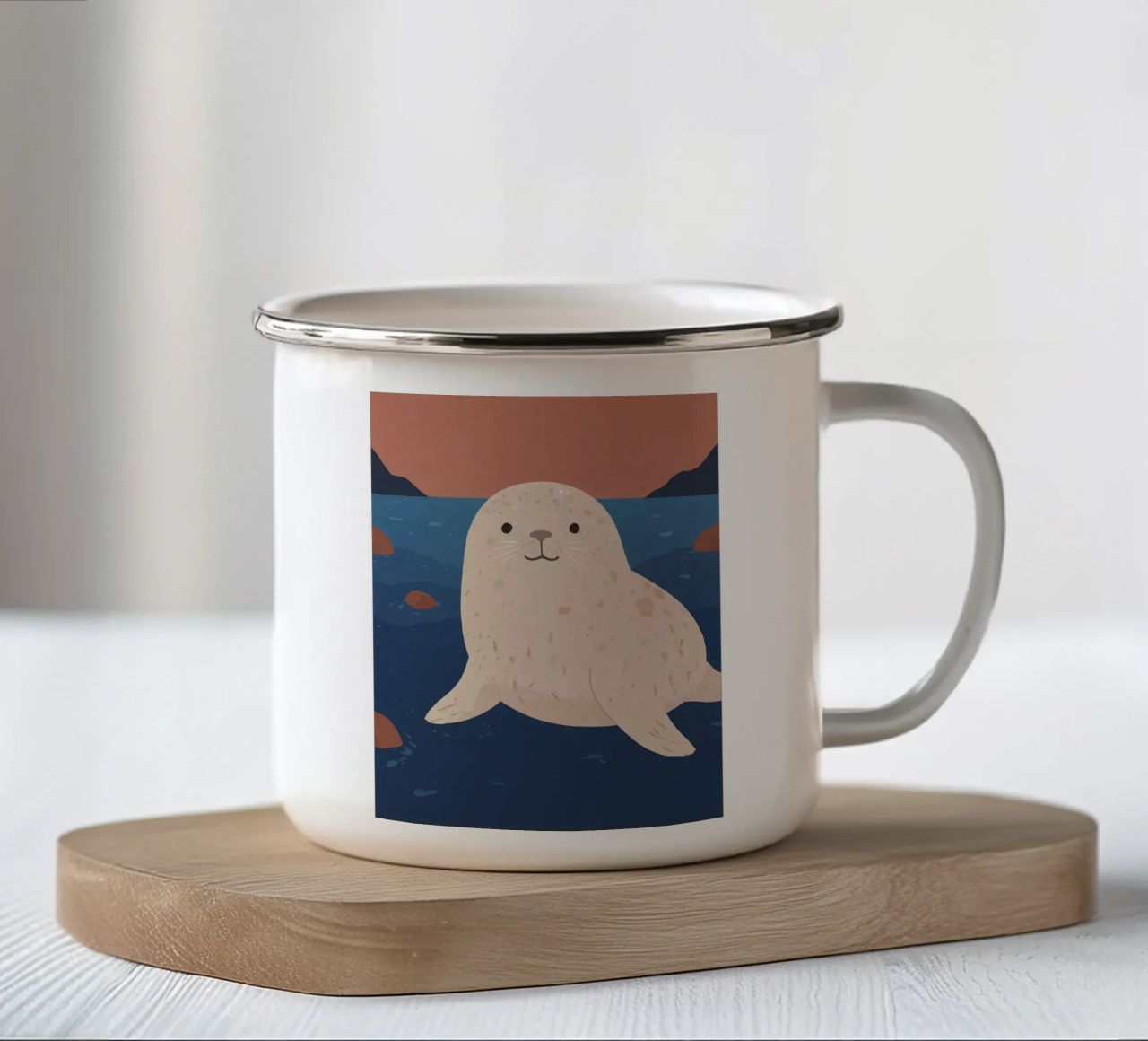 Sigillo amico tazza in smalto da SnoopyAnimals