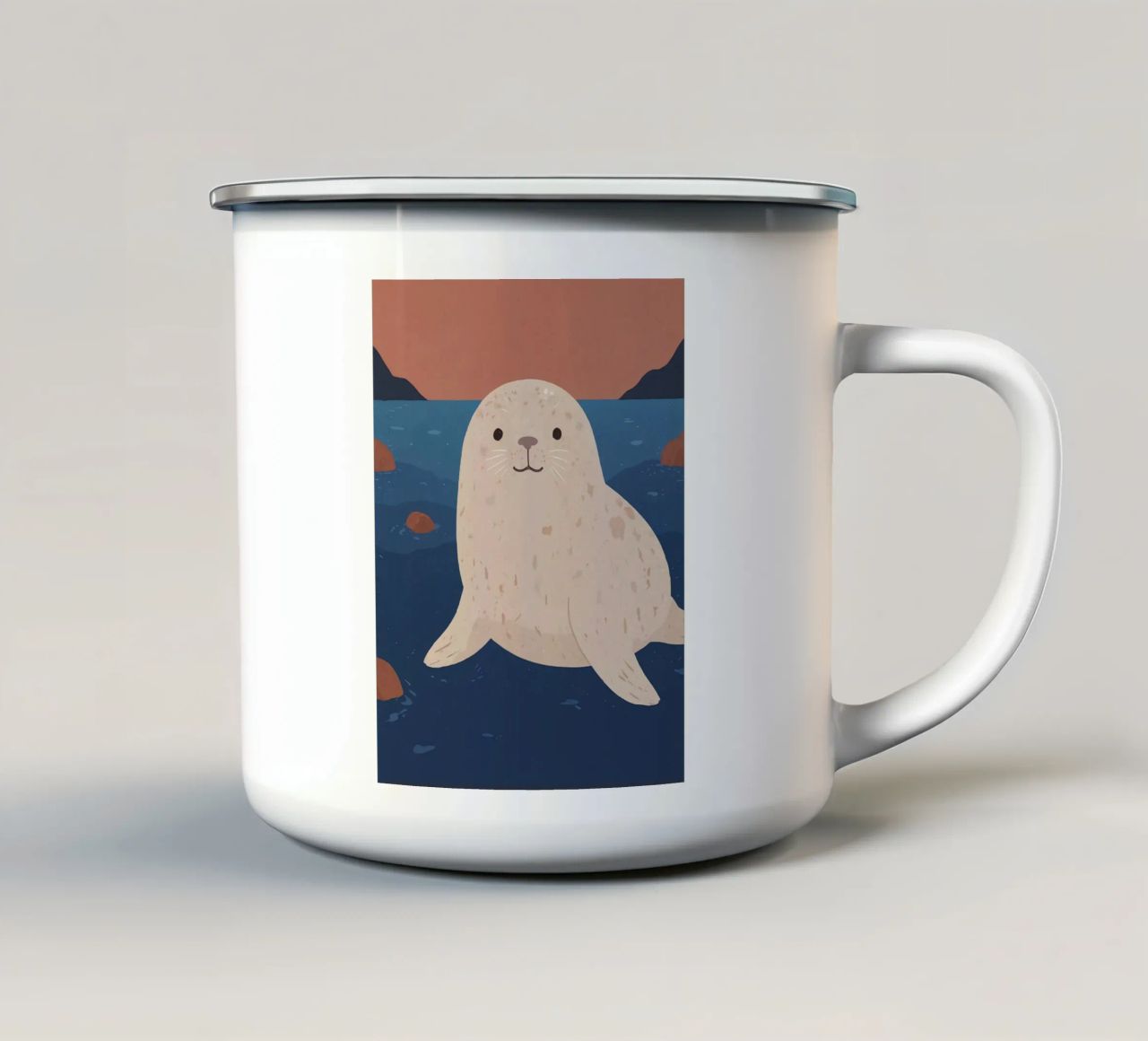 Sigillo amico tazza in smalto da SnoopyAnimals