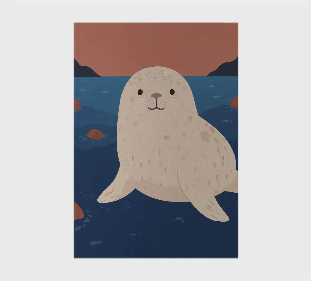 Friendly Seal notebook by SnoopyAnimals