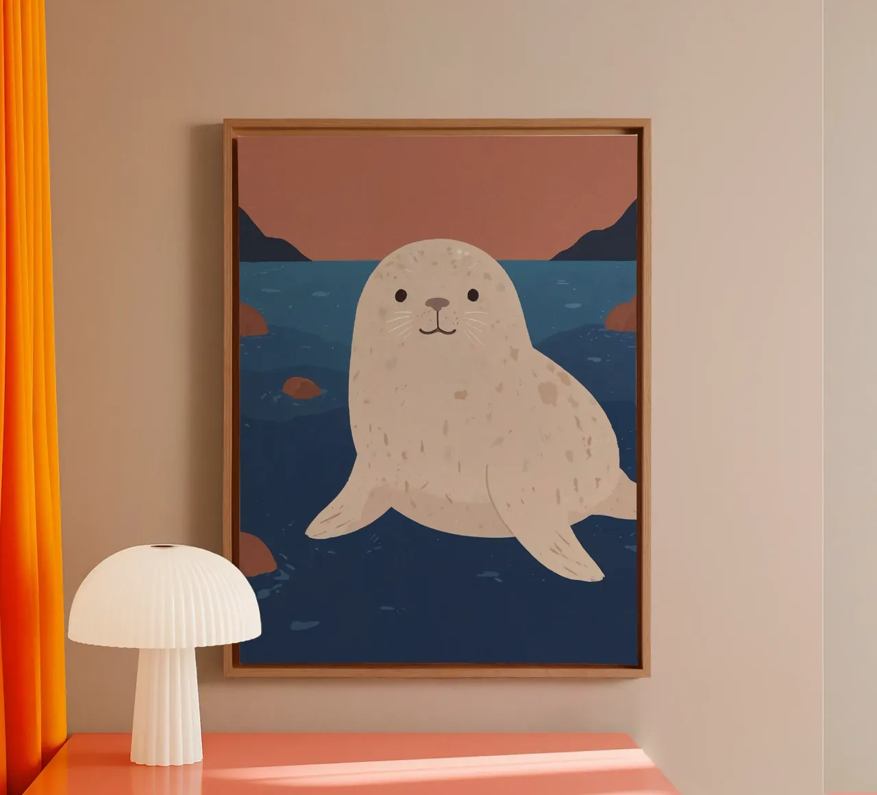 Sigillo amico tela con Cornice a cassetta da SnoopyAnimals
