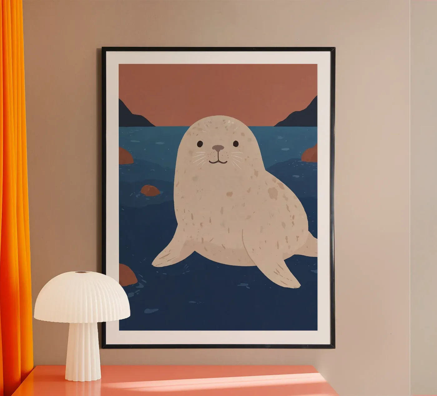 Friendly Seal poster by SnoopyAnimals