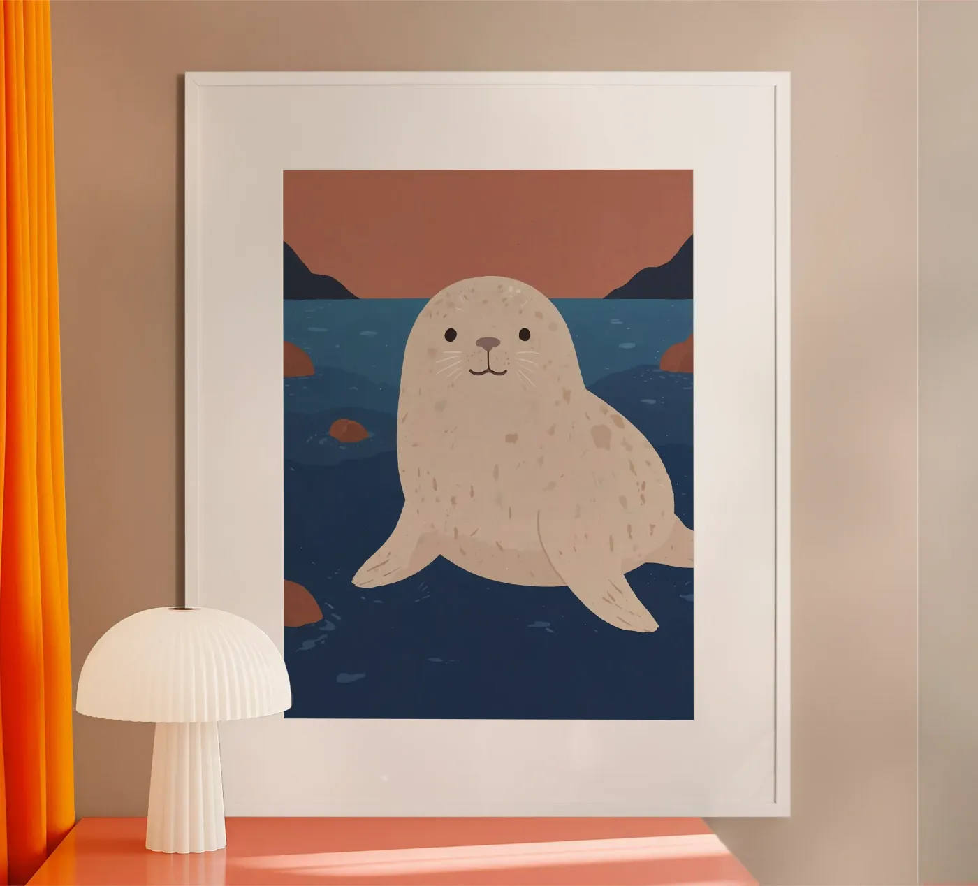 Friendly Seal poster by SnoopyAnimals