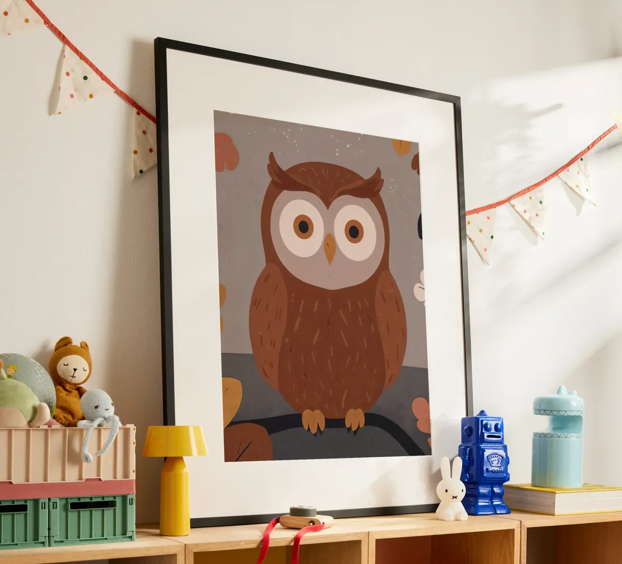 Gufo amichevole carta hahnemühle da SnoopyAnimals
