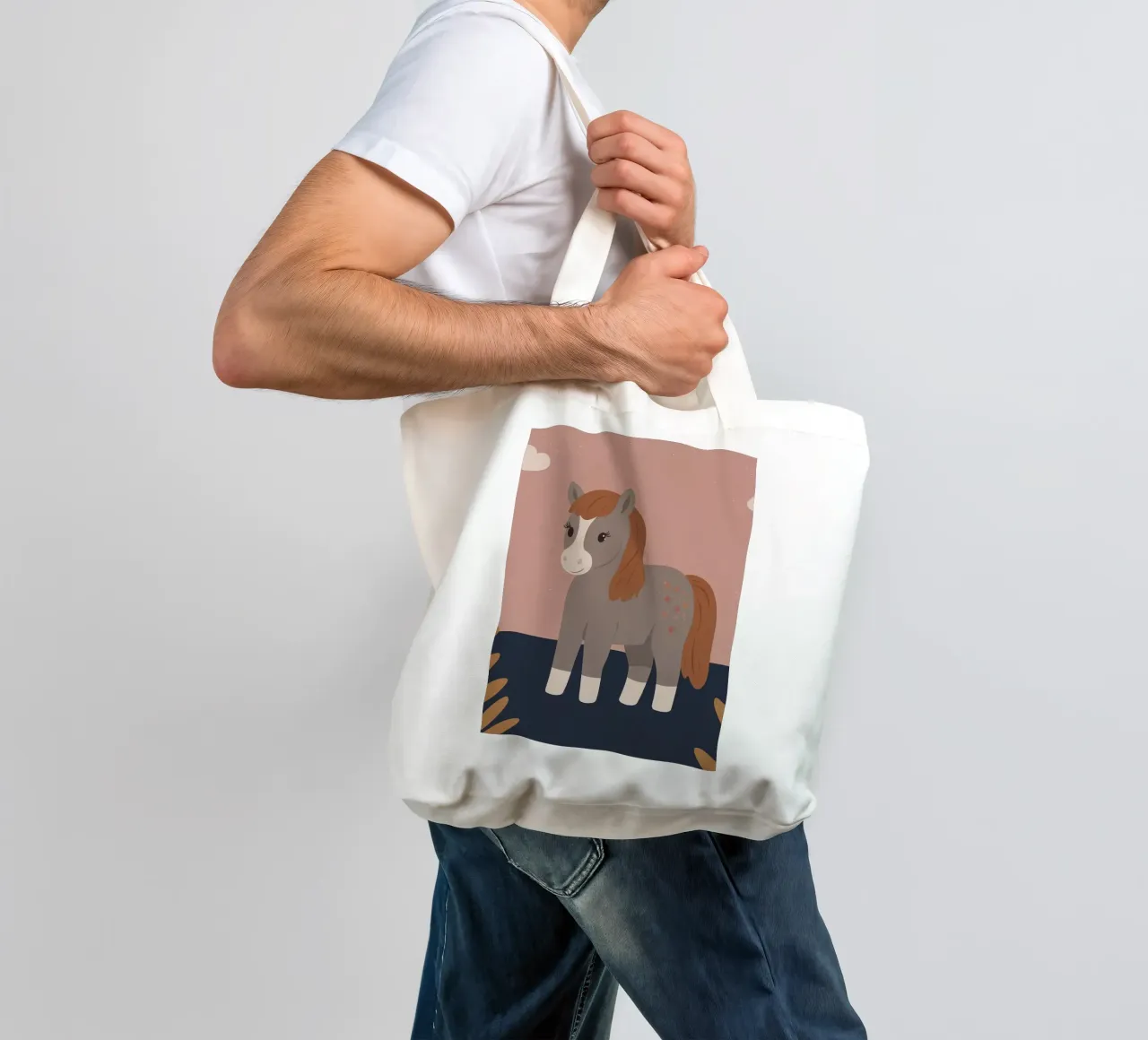 Friendly Pony tote bag by SnoopyAnimals