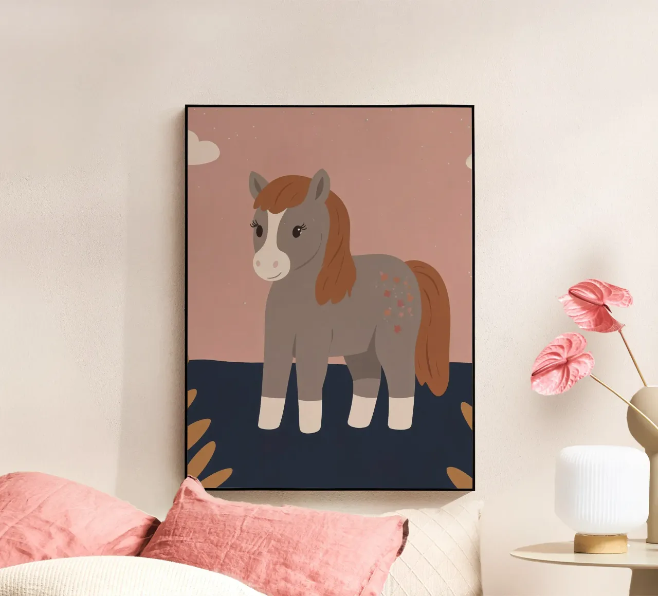 Pony amichevole plexiglass da SnoopyAnimals