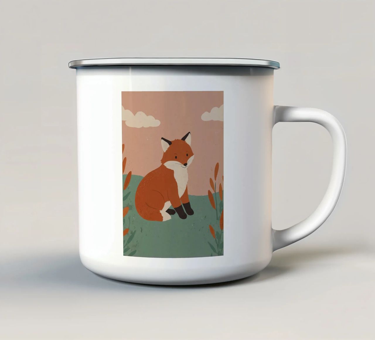 Volpe amica tazza in smalto da SnoopyAnimals