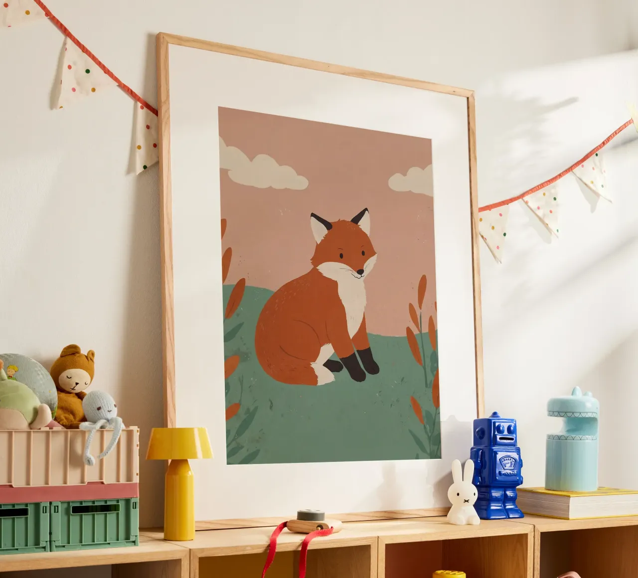 Friendly Fox poster by SnoopyAnimals