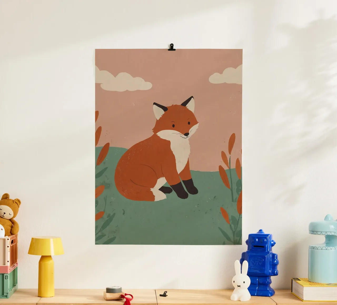 Friendly Fox poster by SnoopyAnimals