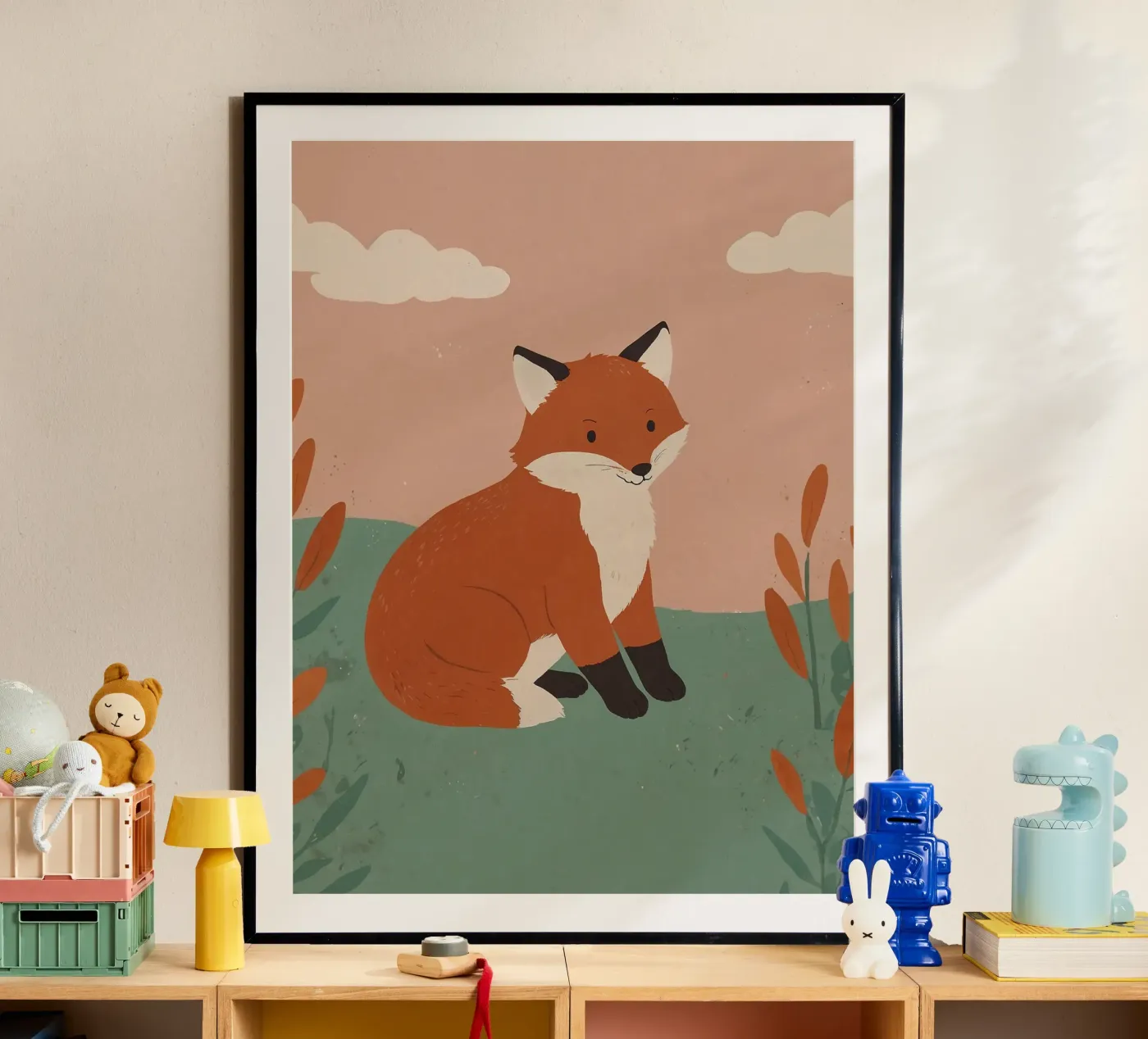 Friendly Fox poster by SnoopyAnimals