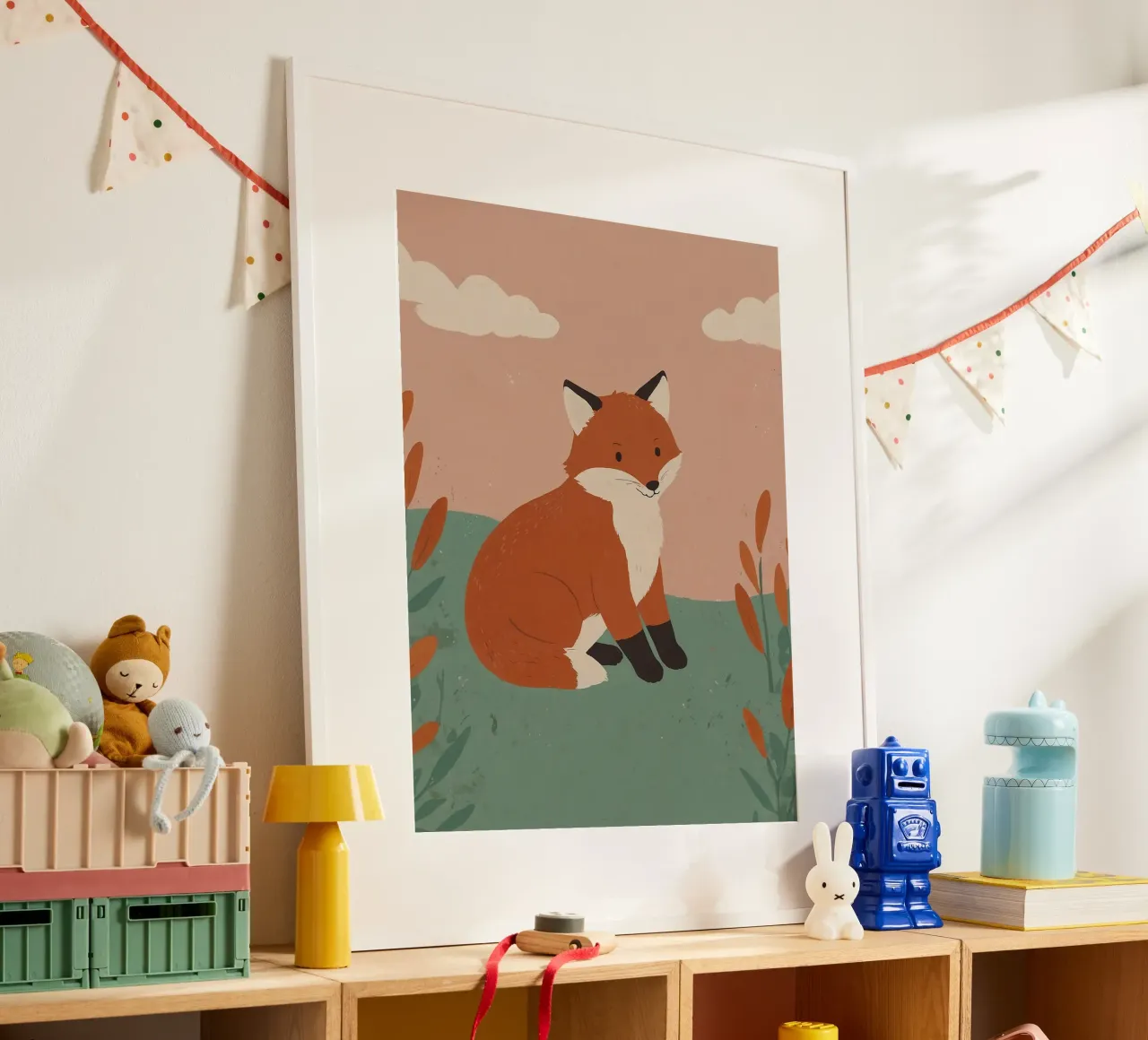 Friendly Fox poster by SnoopyAnimals