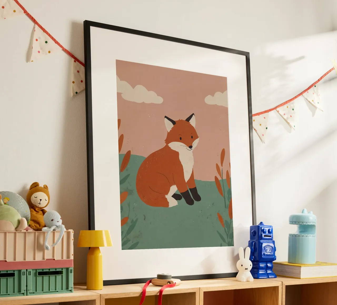 Friendly Fox poster by SnoopyAnimals