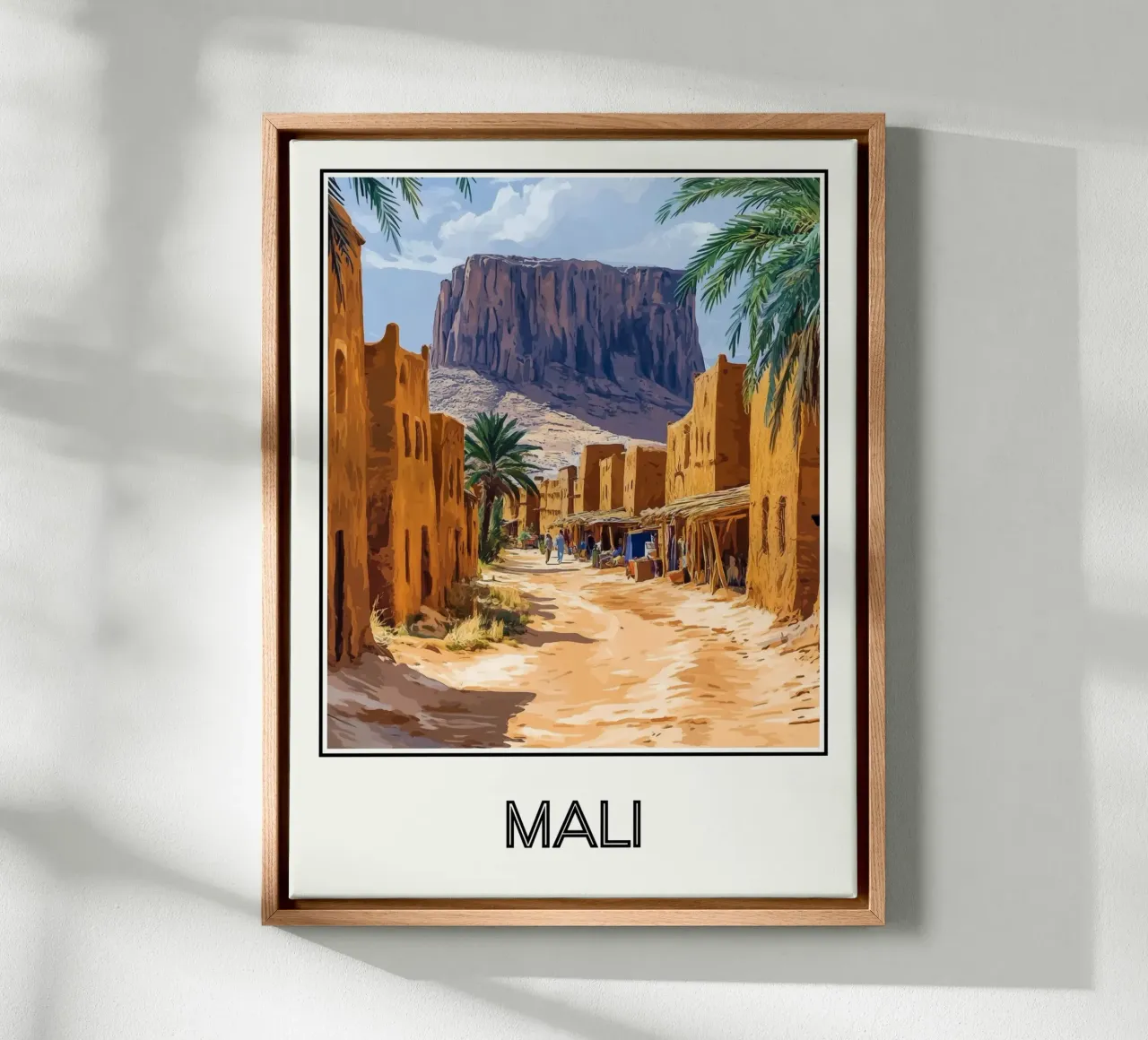 Mali tela con Cornice a cassetta da Frame the World