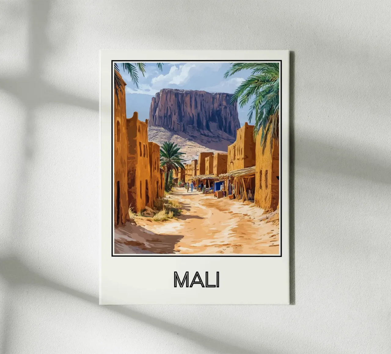 Mali tela con Cornice a cassetta da Frame the World
