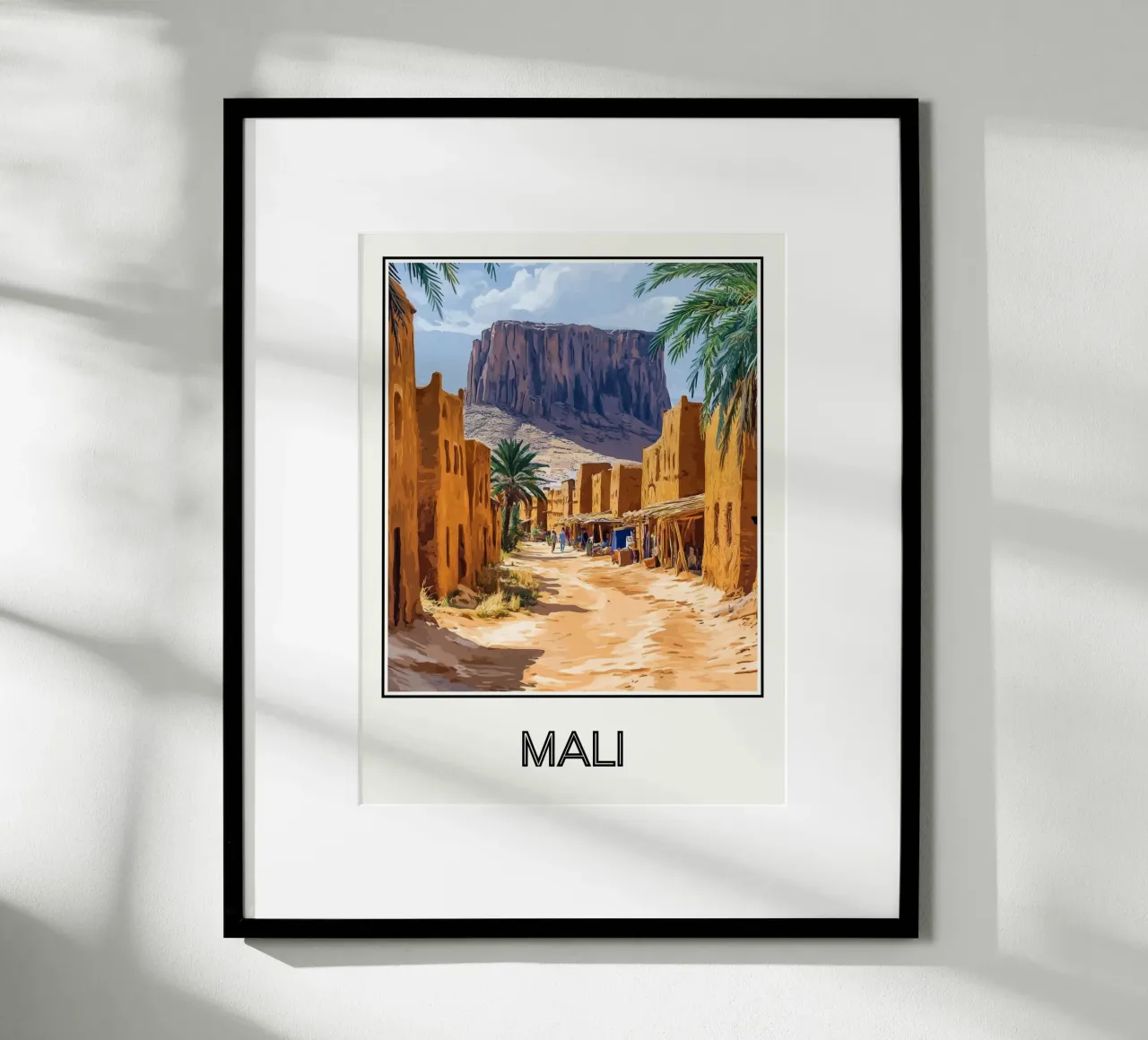 Mali poster con telaio in legno da Frame the World